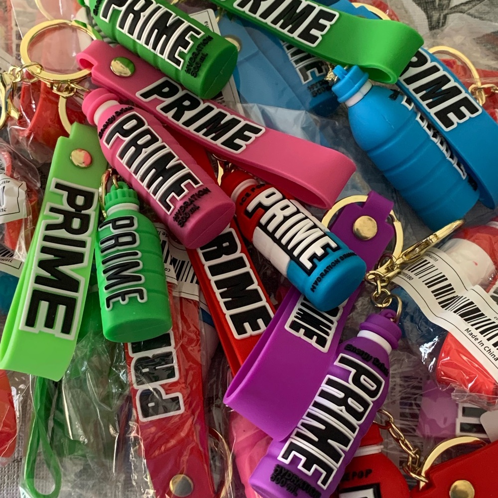 (20) Prime Drink Bundle keychains/Bag Charms